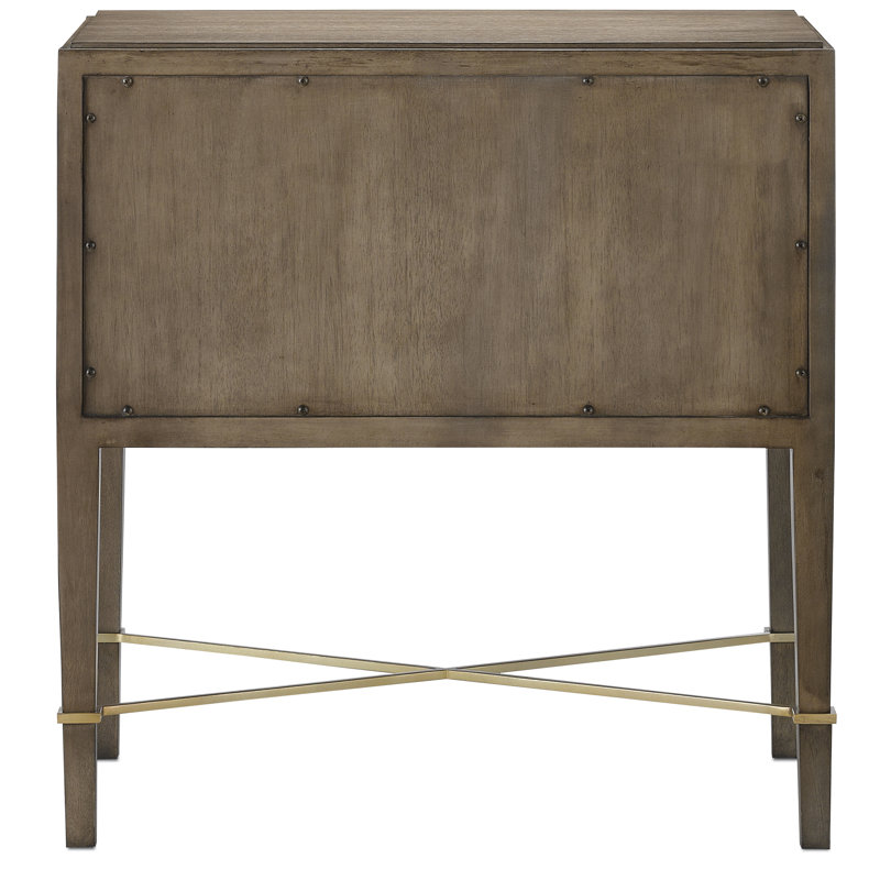 Verona 2 - Drawer Nightstand, Chanterelle/Coffee/Champagne