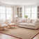 Auckland Bamboo Slat/Seagrass Brown/Tan/Red Area Rug