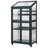 Height Wood Large Greenhouse Balcony Portable Cold Frame With Wheels And Adjustable Shelves-115824110