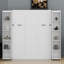 Lit escamotable mural Murphy avec portes de rangement-2014765306