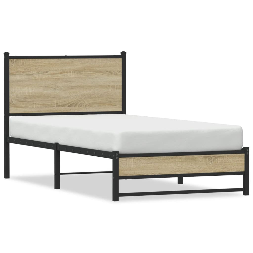Borough Wharf Metal Bed Frame Without Mattress