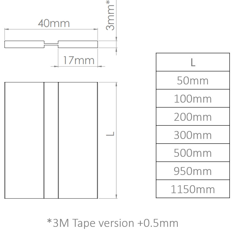 100mm Low Profile Flex Hinges, Flexible Living Hinges, Plexiglass,Transparent