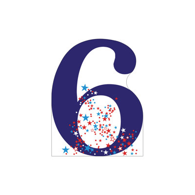 Number 36'' Cardboard Standup