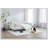 Twin Size Ivory Boucle Upholstered Daybed, Ribbed Tufted Backrest, Daybed In Lavish Modern Design