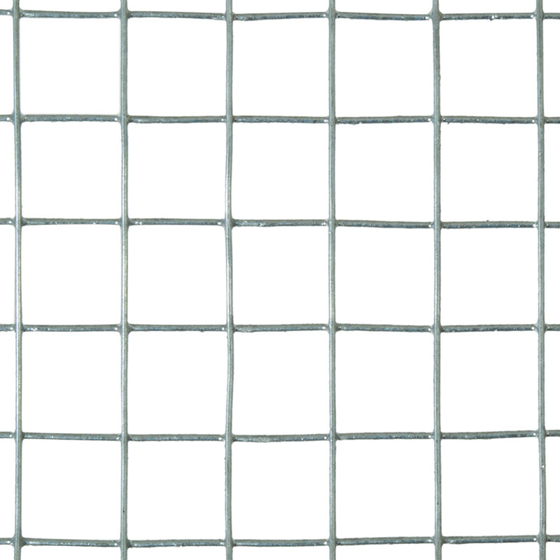 Clôture métallique soudée, Argent, H 3 pi x l 100 pi