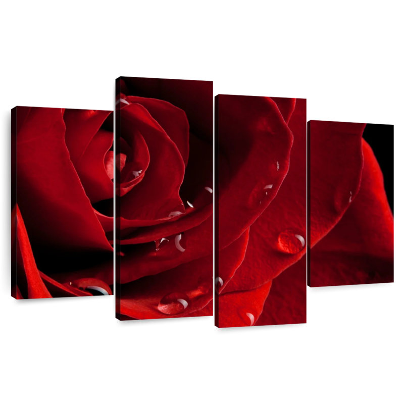 Harnek Fresh Red Rose, 22" H x 36" W