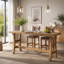 with Solid Wood Base Dining Table
