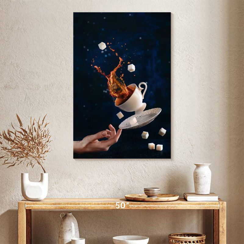 Yarlin Sweet Coffee Splash, H 39 po x l 26 po