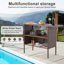Table de bar en osier-66805190