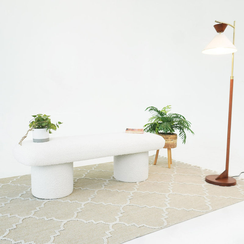 Banc Randolph Ivory Boucle