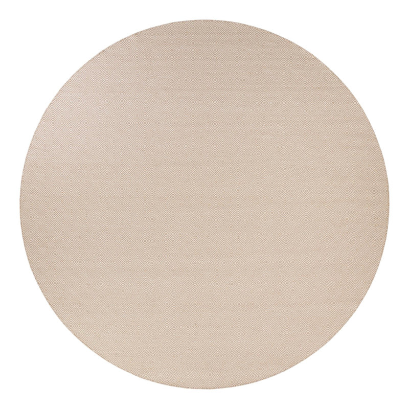 Traetyn Flatweave Wool Indoor Rug, Round 12'