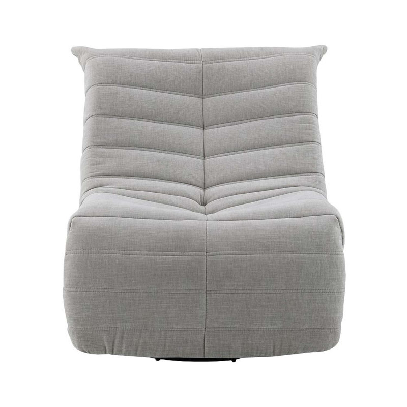 Fauteuil inclinable Talmon avec pivot, chenille huître