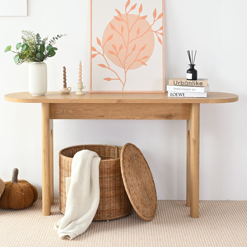 Acantha 60" entry Console table, Natural