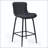 Counter Height Bar Stool Set with Faux Leather Upholstery and Chrome Base-72529056