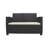 4 Person - 4 Pc Loveseat Conversation Set with Cushions in  Espresso-971590674-951757000