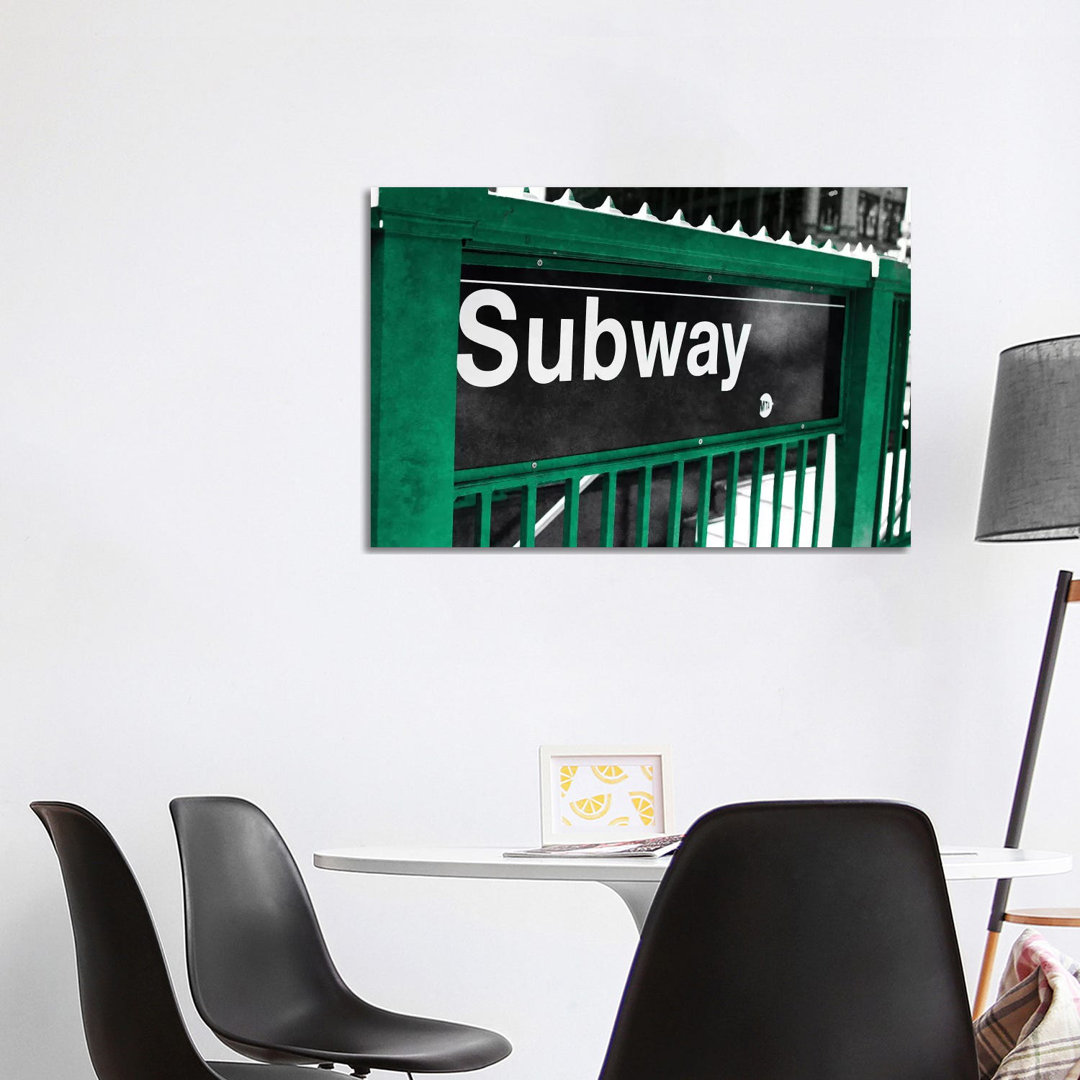 Subway von Susan Bryant - Galerie-verpackte Leinwand Giclée auf Leinwand