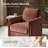 Bordeaux 31.25W" Modern Feather Blend Solid Wood Swivel Barrel Chair With Deep Seat-762462141