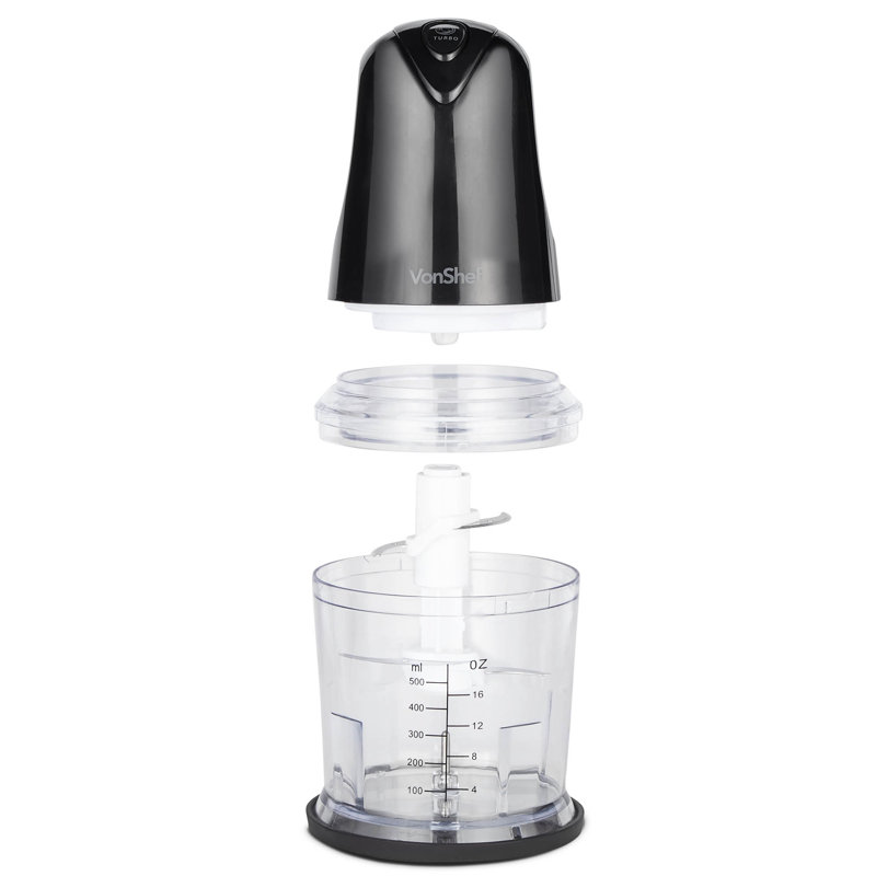 VonShef 2 Speed Blender Food Processor Combo