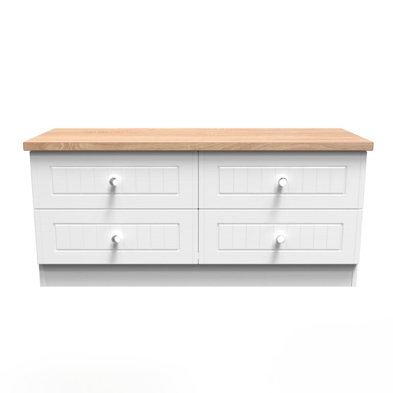Abriona 110cm W 4 - Drawer Chest of Drawers