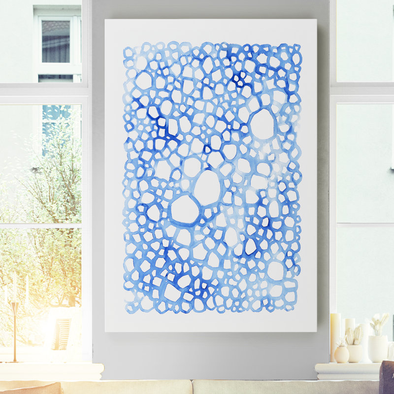 «Indigo Plexus I», reproduction sur toile, H 27 po x l 18 po x P 1 po, Toile tendue