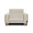 Lesley Top Grain Leather Single Recliner Seat-2107639897