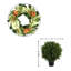 Traditional Hydrangea Fall  with UV Rated Outdoor Boxwood Drop-Ins