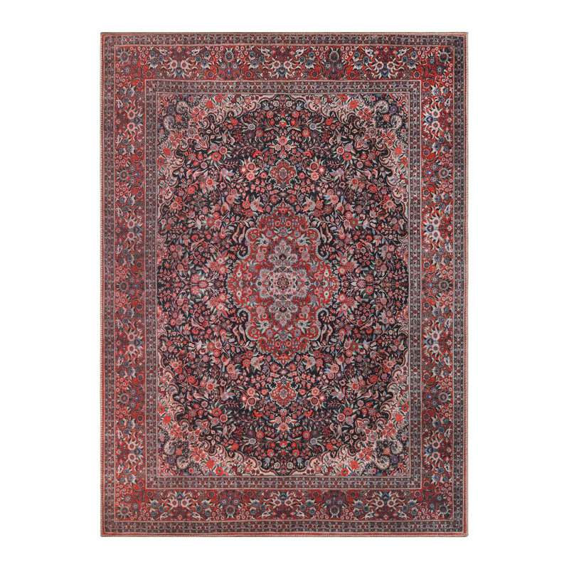 Tapis d'intérieur 100% polyester Culmore, Rectangle de 7 pi 6 po x 9 pi 6 po