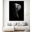 «Éléphant! Fine Art, impression sur toile géante