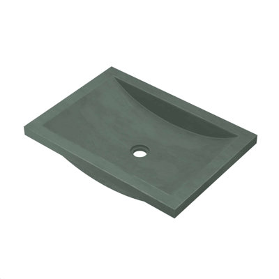 NativeStone Handmade Rectangular Undermount Bathroom Sink