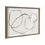 869, "Going In Circles" par Teju Reval, art mural en verre encadré-763851316