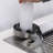 4.72"L x 5.3"W Stainless Steel Glass Rinser for Kitchen Sink