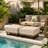 Patio Ottomans For Conversation Sofa Set (Set of 2)