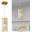 Luminaire suspendu moderne noir avec accents de cristal, luminaire suspendu réglable pour îlot de cuisine, salle à manger et chambre à coucher, installation câblée incluse (paquet de 2)-1679914475