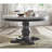 Olivia-Grace 54" Genuine Marble Pedestal Dining Table, Round Dining Table, Marble Dining Table, Modern Dining Table
