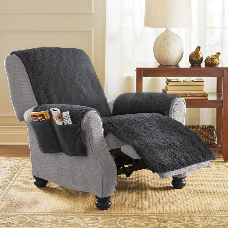 Housse de protection pour fauteuil inclinable en molleton