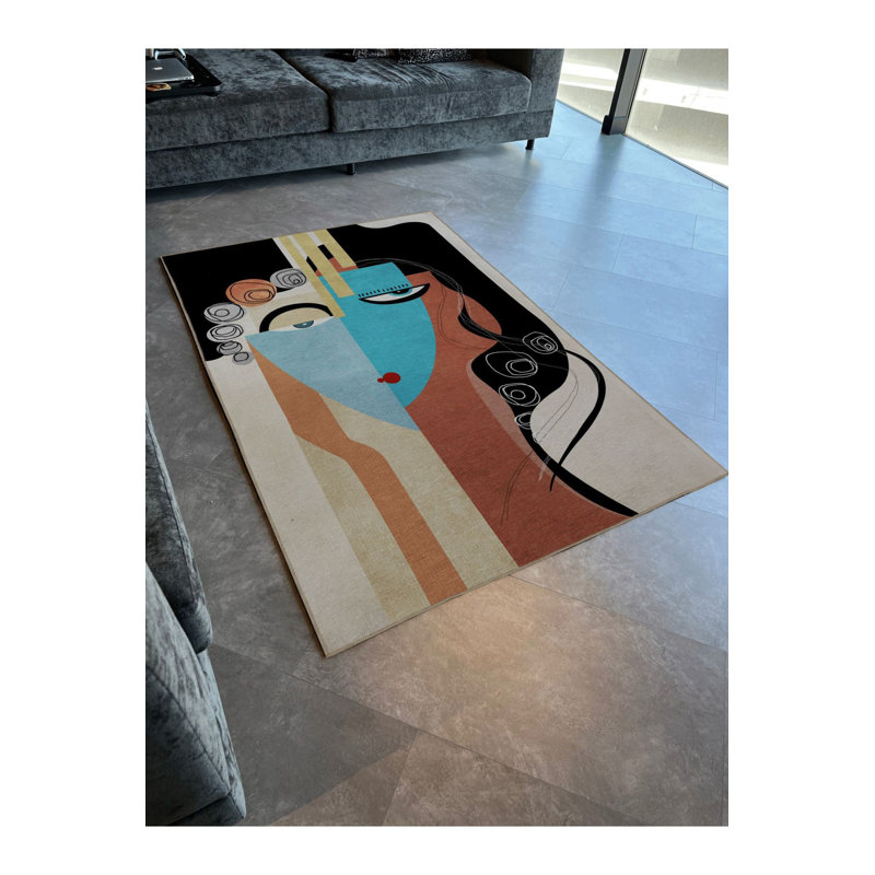 Tapis décoratif lavable à la machine, Tapis de couloir 3 pi 3 po x 9 pi 10 po