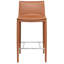Tabouret de comptoir en cuir 25,5 po Holleman-860058962