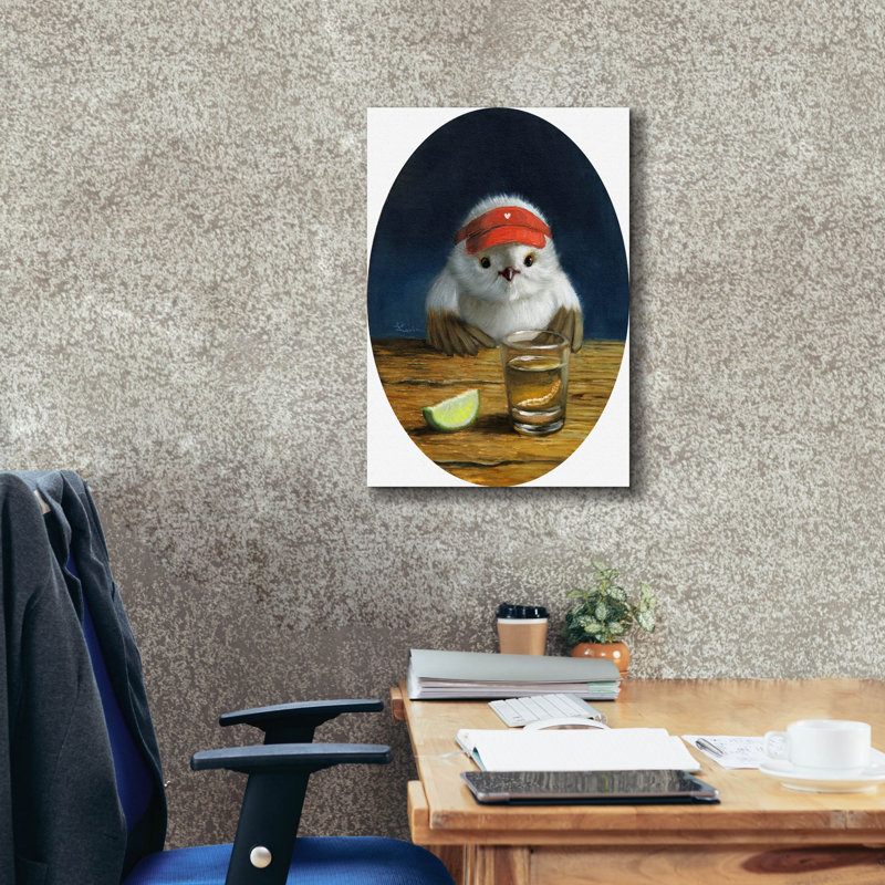 «Birdie Shot II» par Lucia Heffernan, reproduction sur toile tendue, H 26 po x l 18 po x P 0,75 po