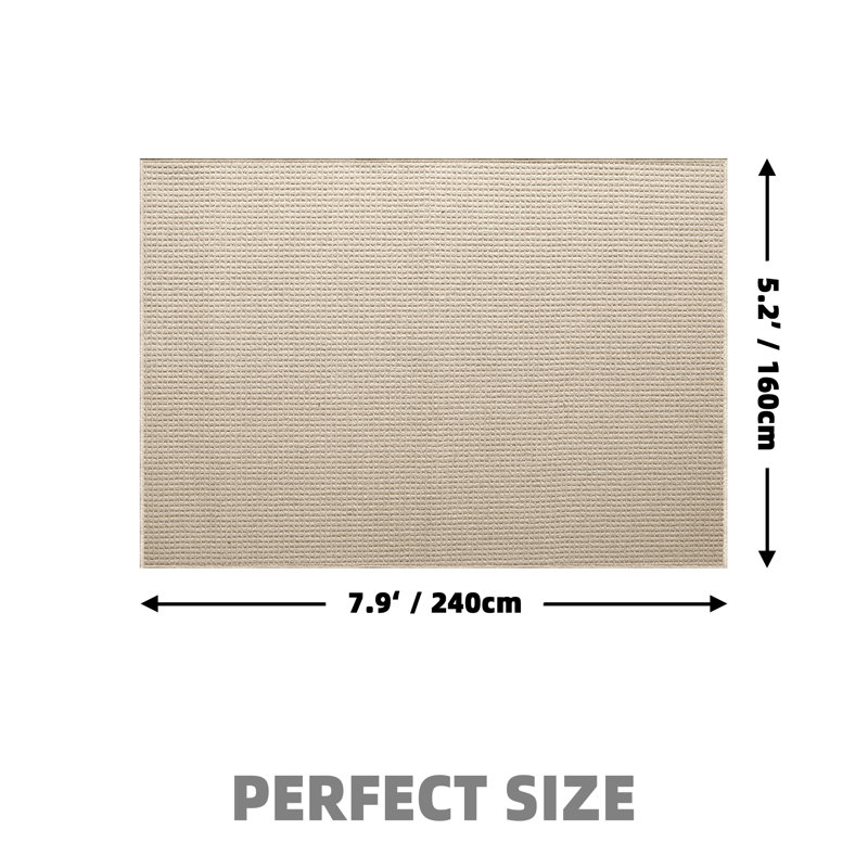 Jandee Indoor Rug, Rectangle 5.2' x 7.9'