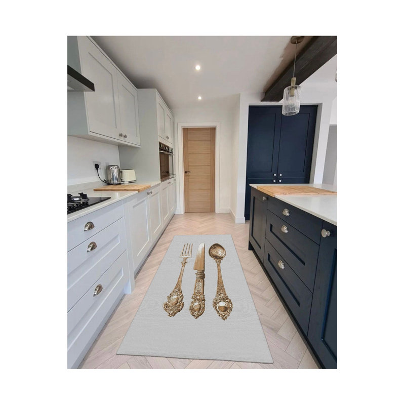 Tapis lavable à la machine, Tapis de couloir 3 pi 3 po x 6 pi 7 po 