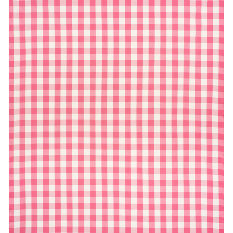 Camden Cotton Check Fabric, Magenta