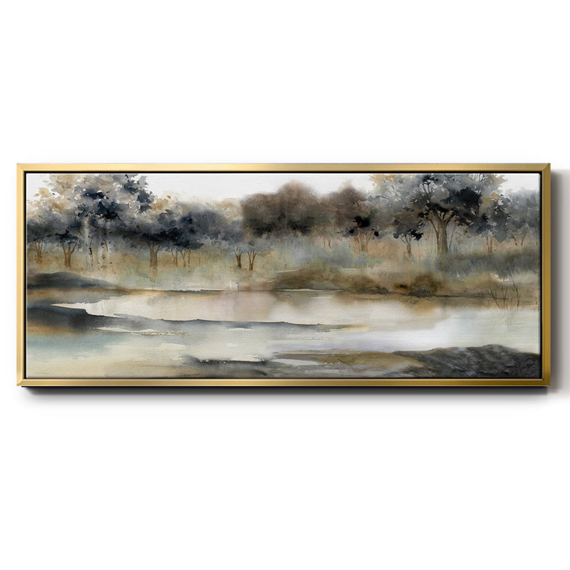 Serene River- Framed Canvas