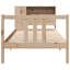 Bookcase Bed Without Mattress Solid Wood Pine-431558604-431558607