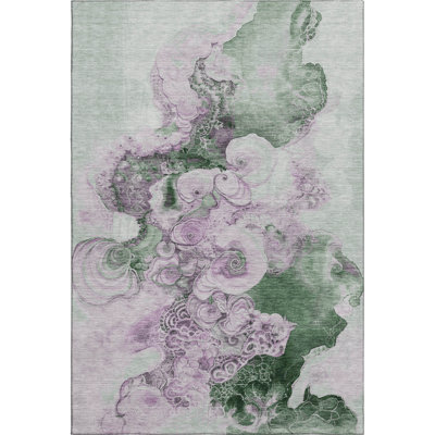 Premium Machine Washable Medena AMF1860 Abstract Rug