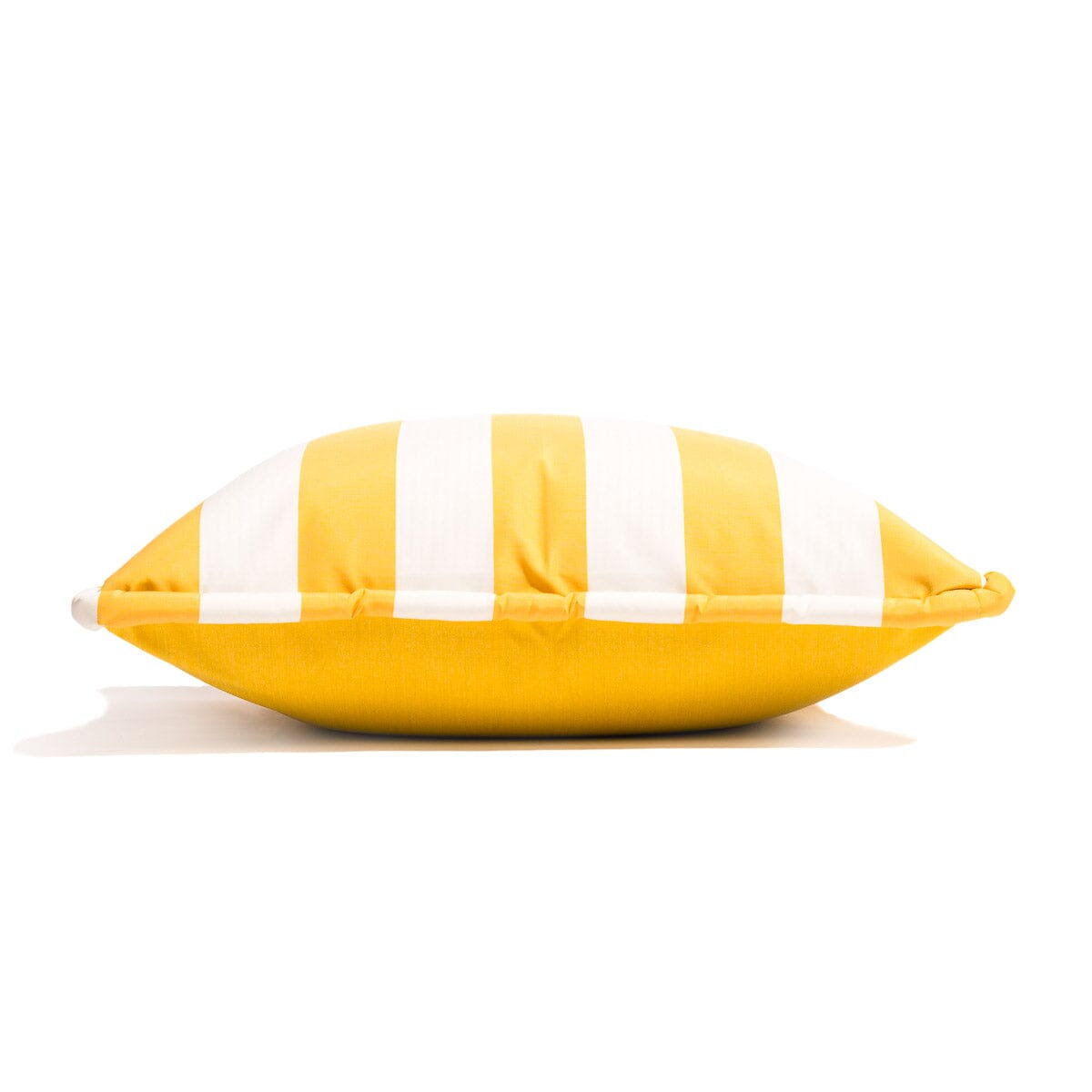 Crew Mimosa Pillow, 26" H x 26" W, Yellow Striped