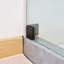 Porte de douche coulissante simple sans cadre 56-60 "x H 76" avec verre transparent antidéflagrant-88317518