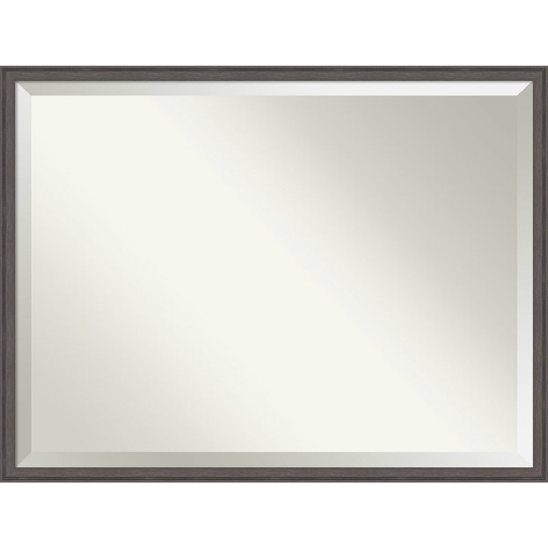 Miroir mural Merima, Rectangle, 31,75 po x 41,75 po, Étain