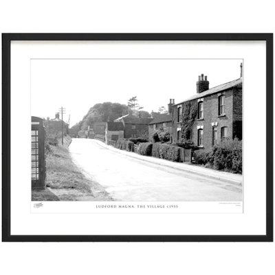 Ludford Magna, The Village C1955 - Single Picture Frame Print