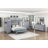 1Pc Nightstand With Storage Drawer Bottom Shelf Classic Style Bedroom Furniture-122000244