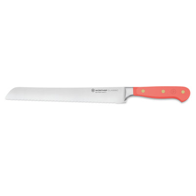 WÜSTHOF Classic Color Coral Peach 9" Double Serrated Bread Knife